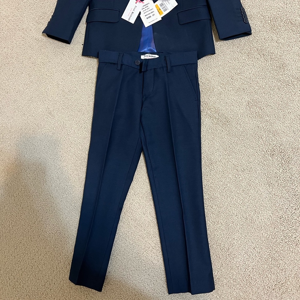 Navy blue pant suit